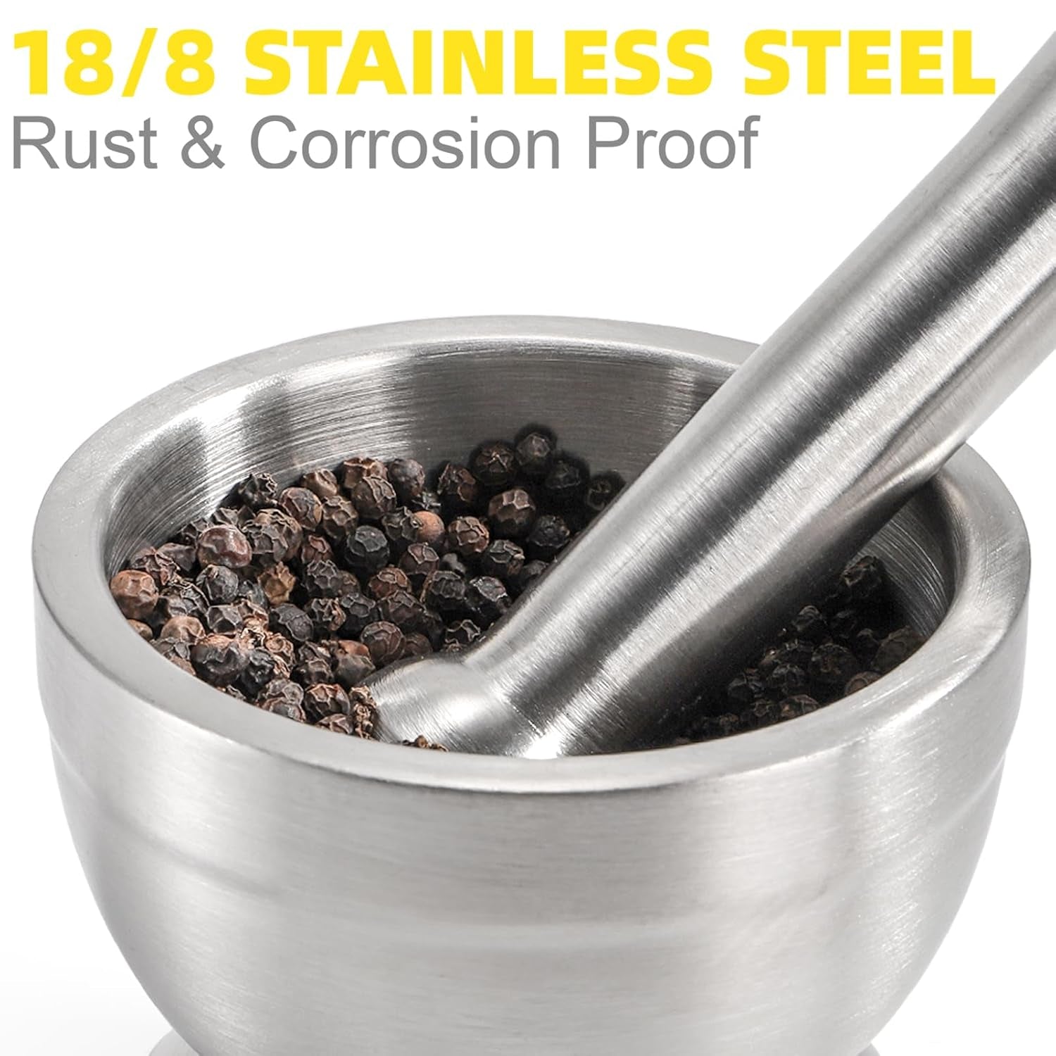 Stainless Steel Pestle and Mortar