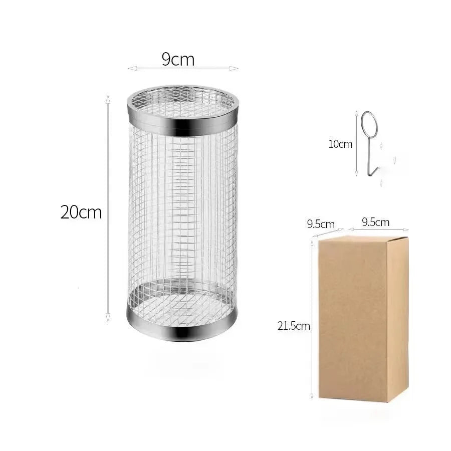 Stainless Steel BBQ Cage Grill 