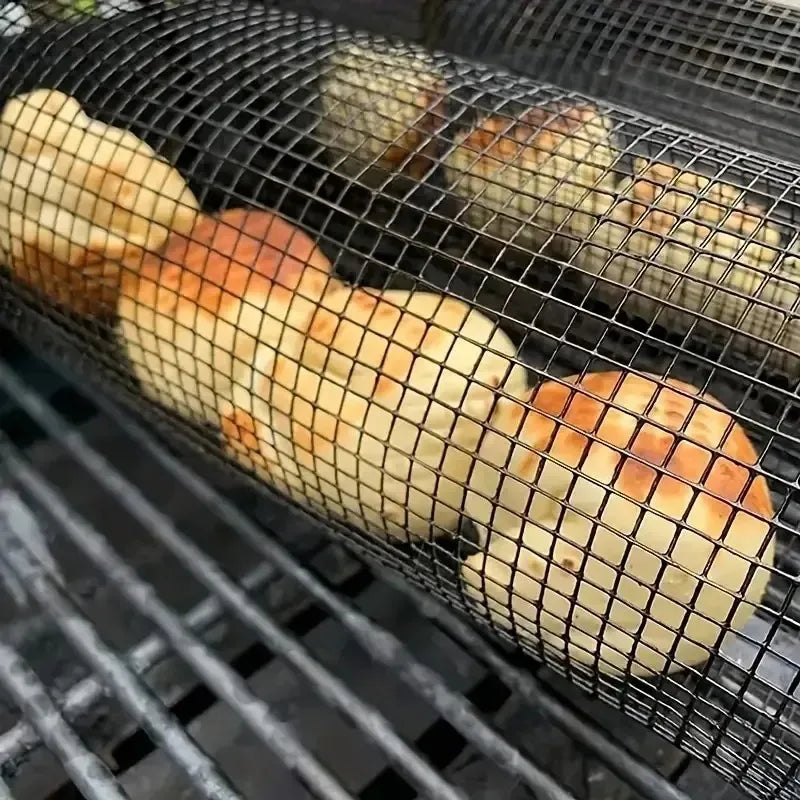 Stainless Steel BBQ Cage Grill 